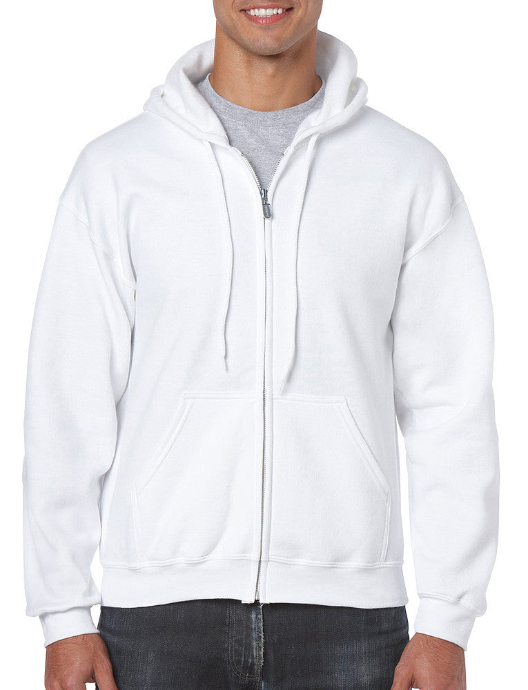 Hoodie à fermeture éclair Gildan 18600 à personnaliser