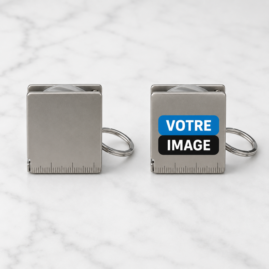 Porte-clés ruban à mesurer — UV DTF