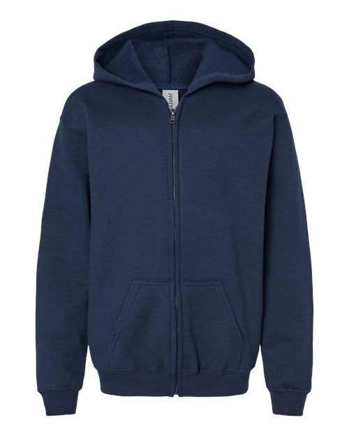Création Personnalisé: Youth Heavy Blend™ Full-Zip Hooded Sweatshirt