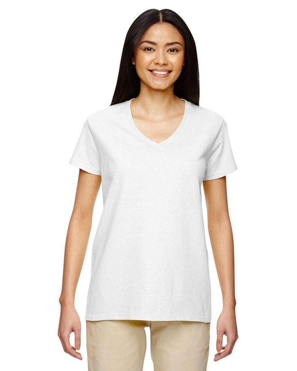 T-shirt col V femme Gildan 5V00L à personnaliser