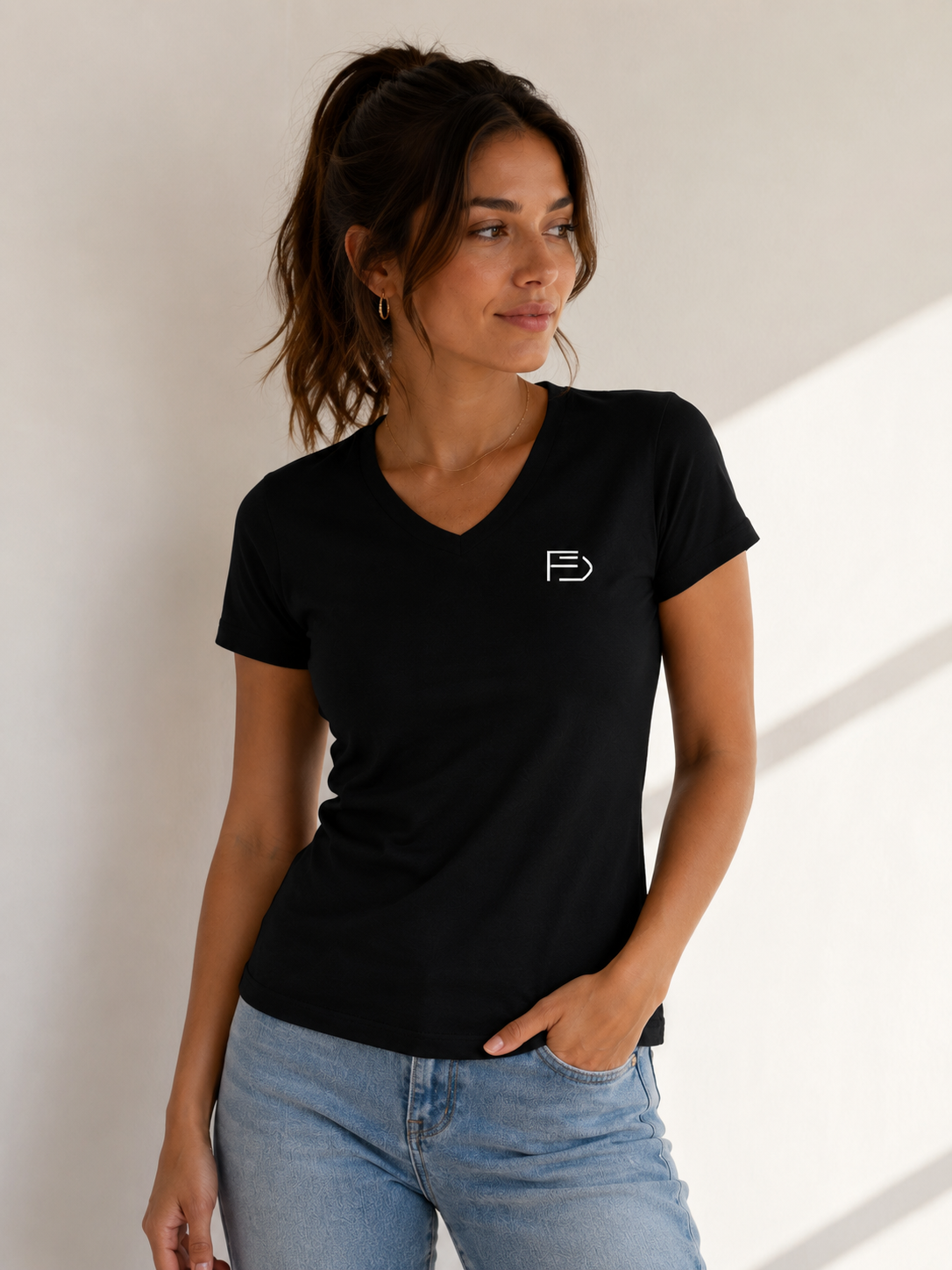 T-shirt personnalisé Gildans 64001LCVC femme