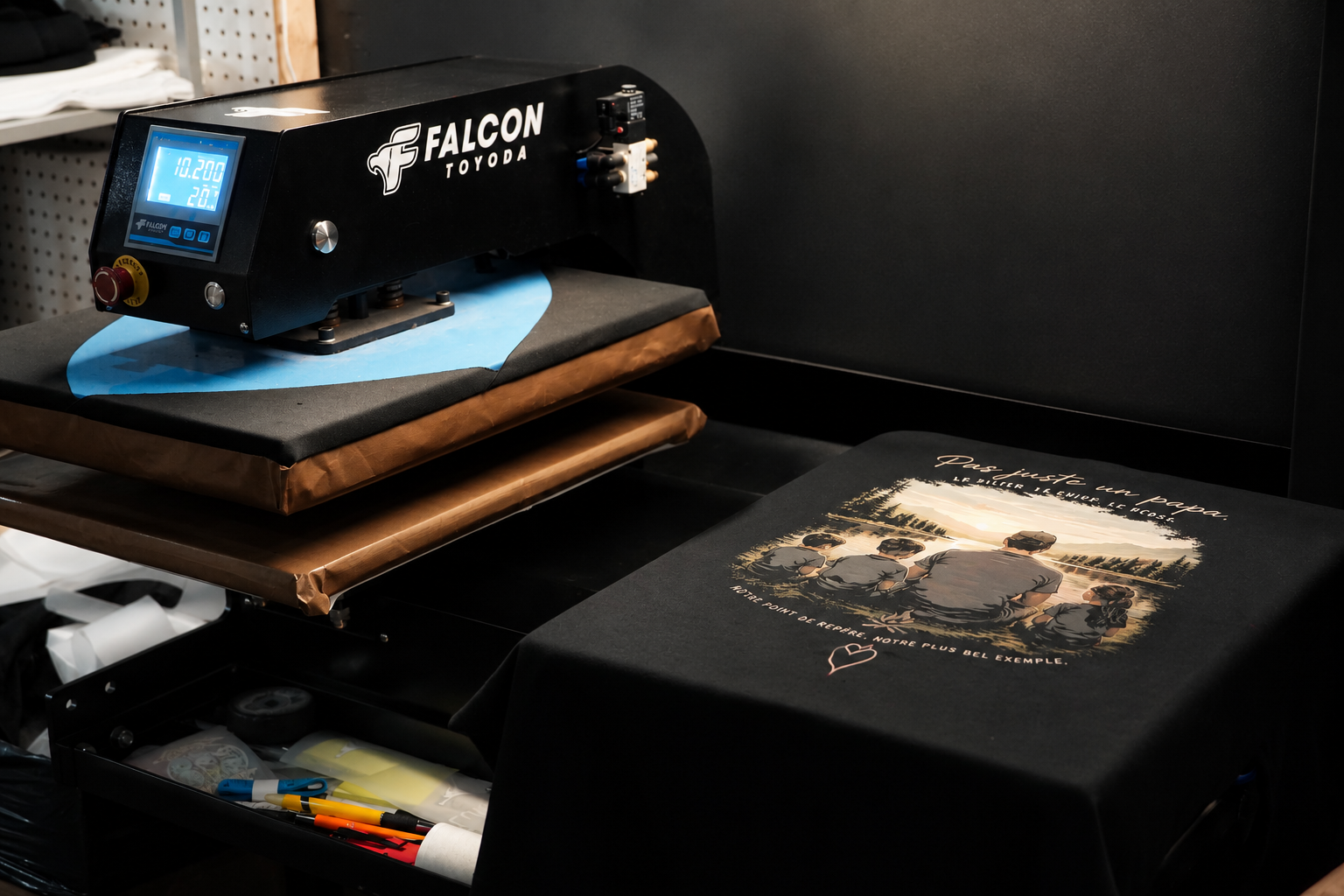Machine presse DTF