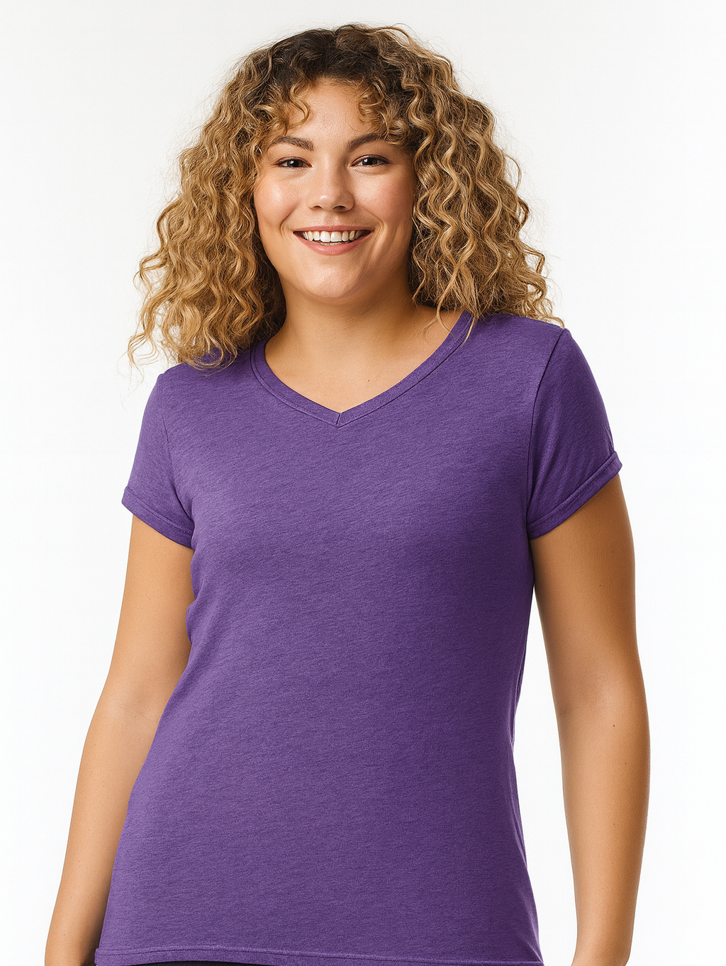 Création Personnalisé: Women's Softstyle V-Neck T-Shirt