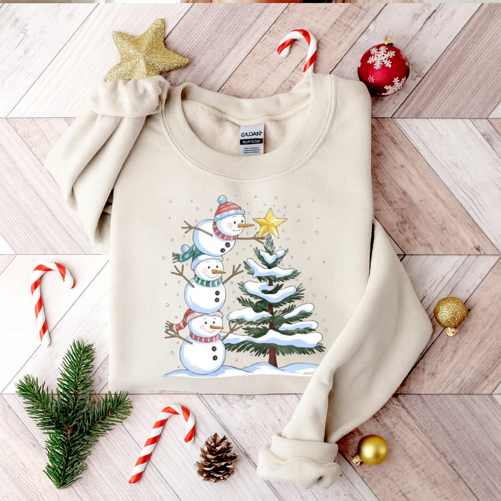 Chandail 3 Bonhommes de neige