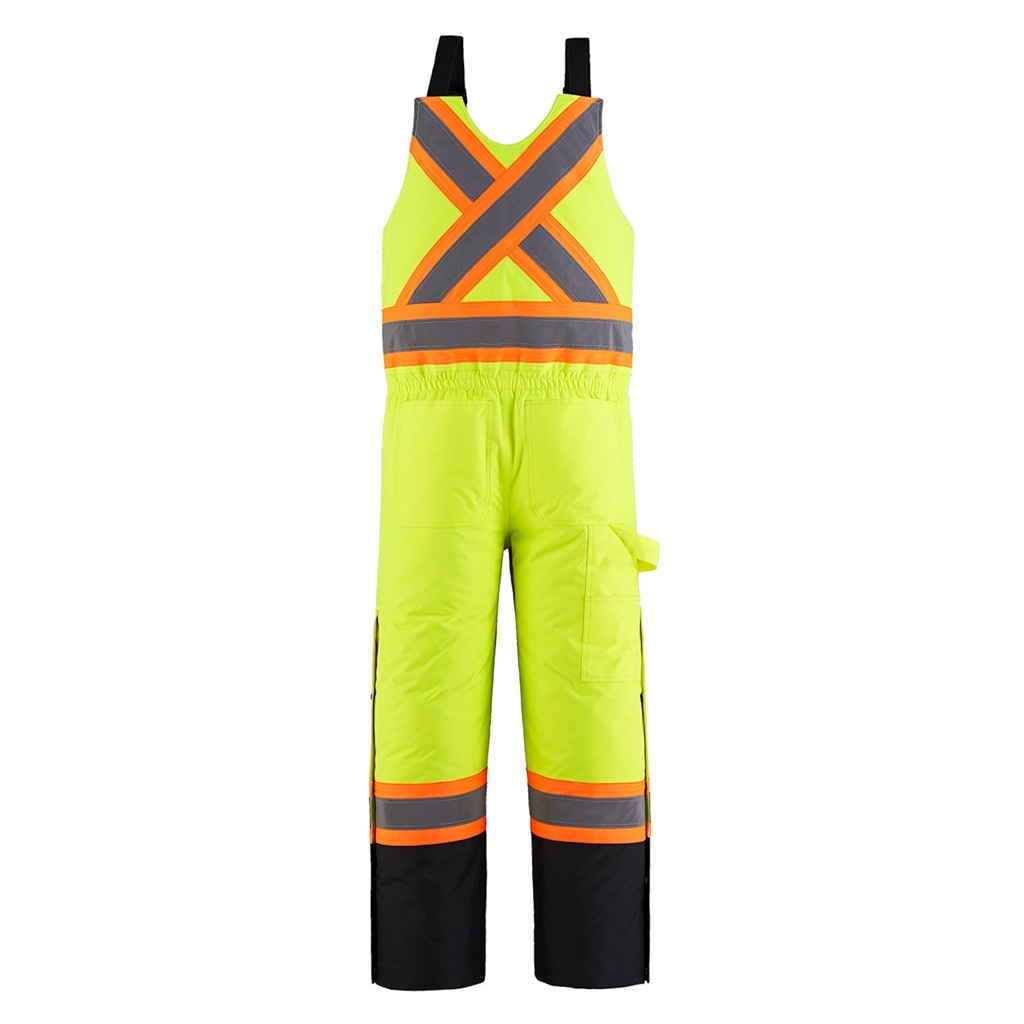 Salopette isolée CX2 Cabover jaune haute visibilité, vue de dos