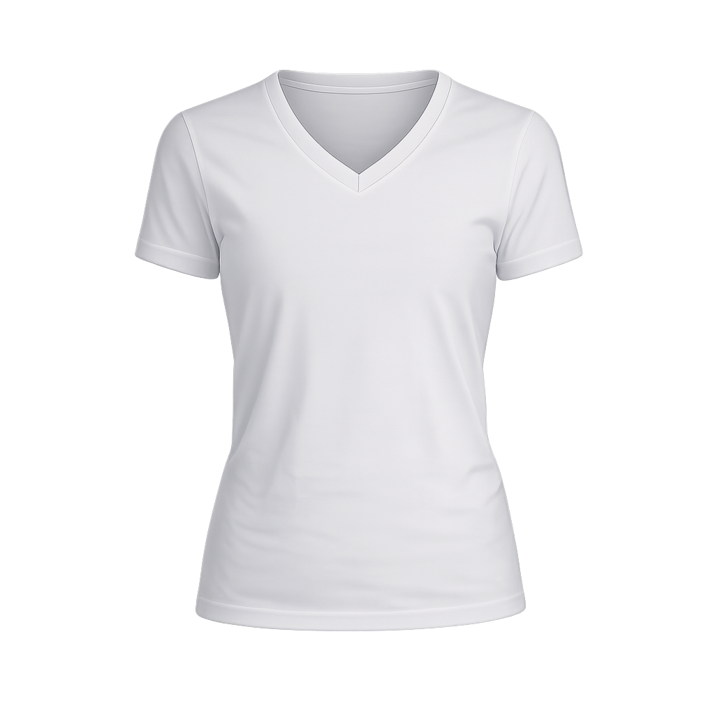 T-shirt col V femme à sublimer personnalisé