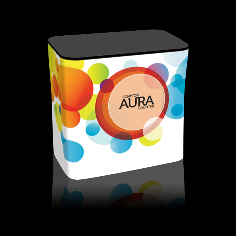 Comptoir Aura rectangle gonflable, rétroéclairé