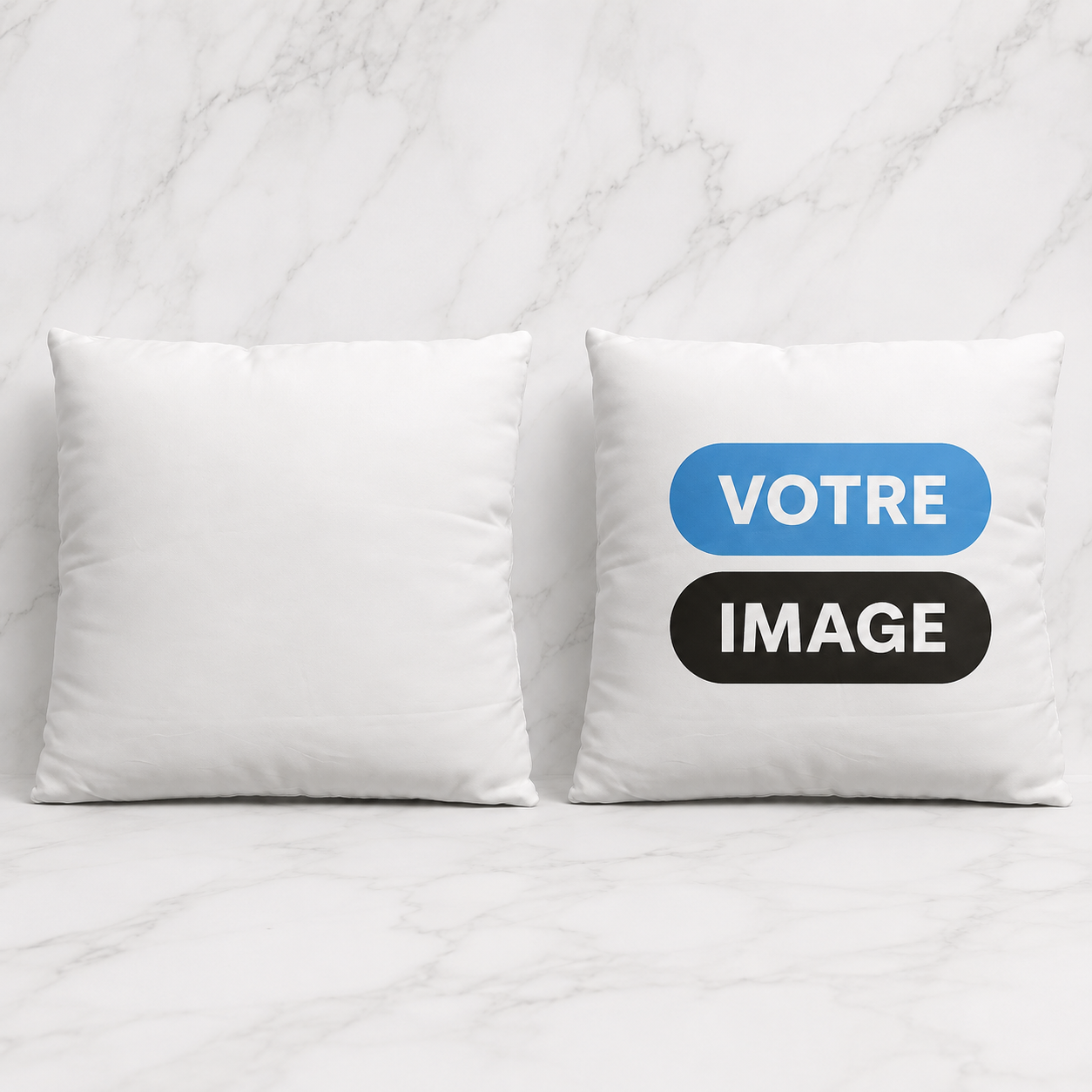 Coussin carré personnalisé