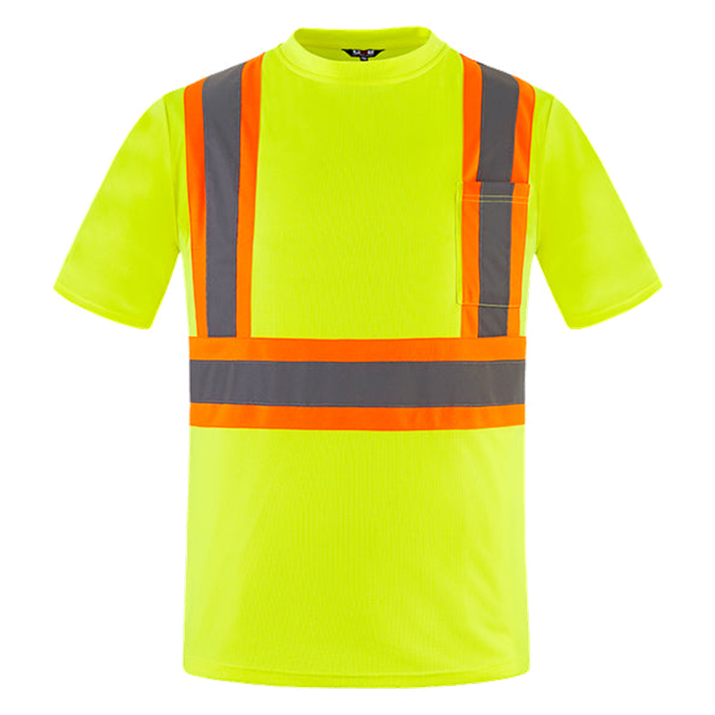 T-shirt haute visibilité CX2 Primeguard jaune à personnaliser