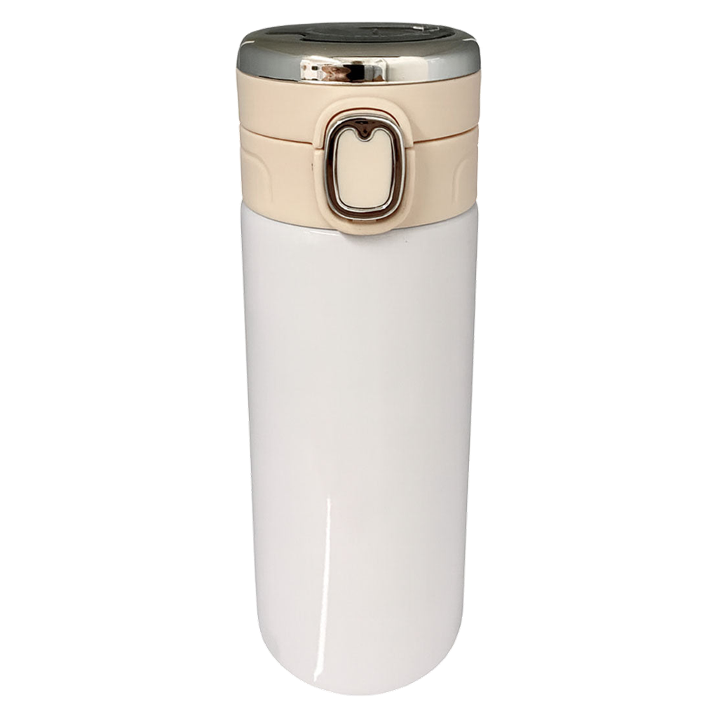 Gobelet isotherme 400ml fini caoutchouc personnalisé