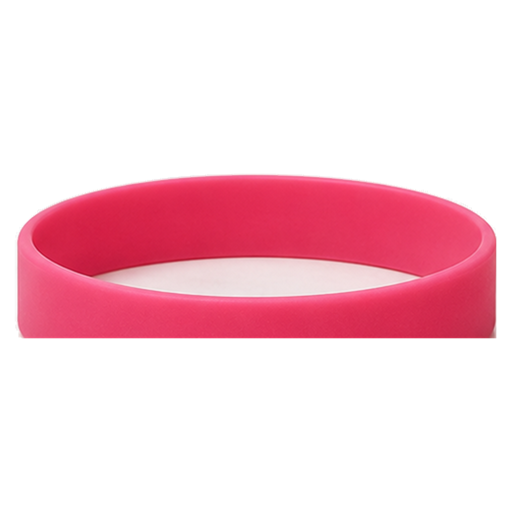 Bracelet en silicone rose fuchsia