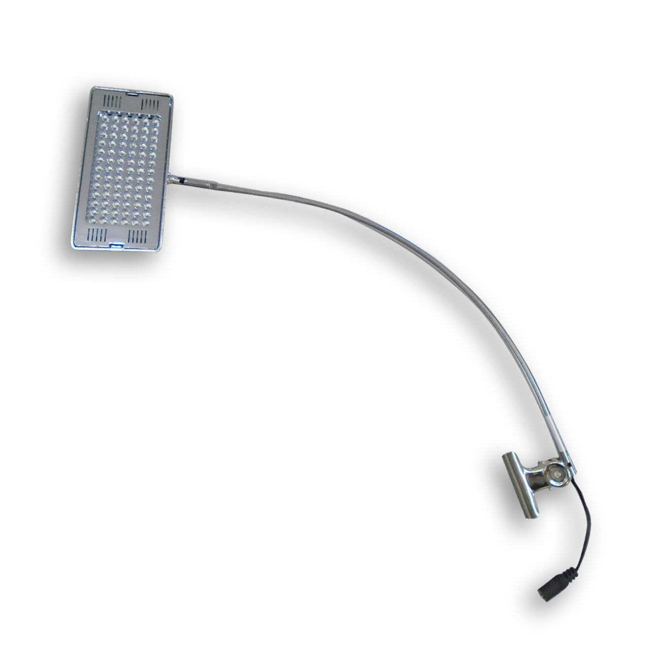 Lampe DEL éclairant une bannière imprimée