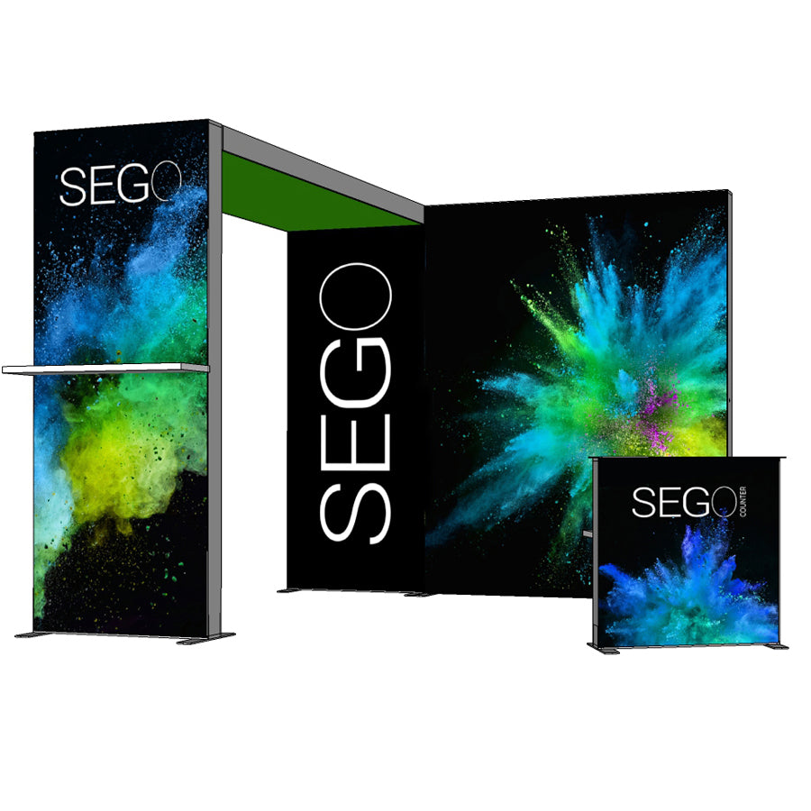 Système Sego modulaire : panneaux de plusieurs formats reliés entre eux