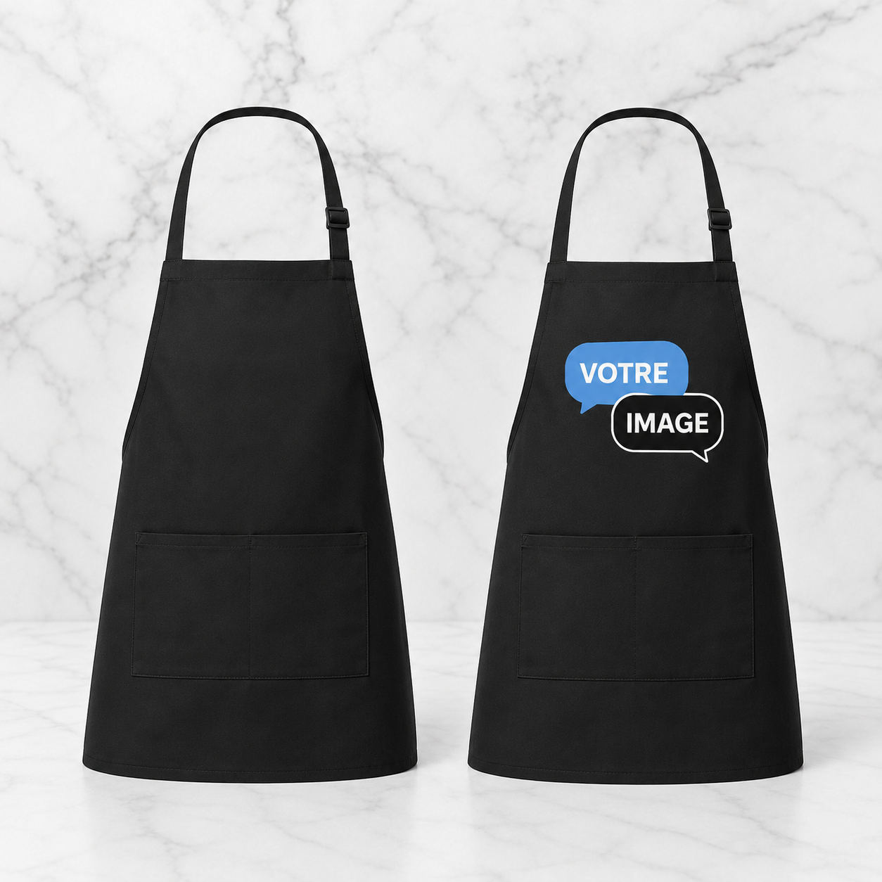 Tablier personnalisé - avant/après VOTRE IMAGE