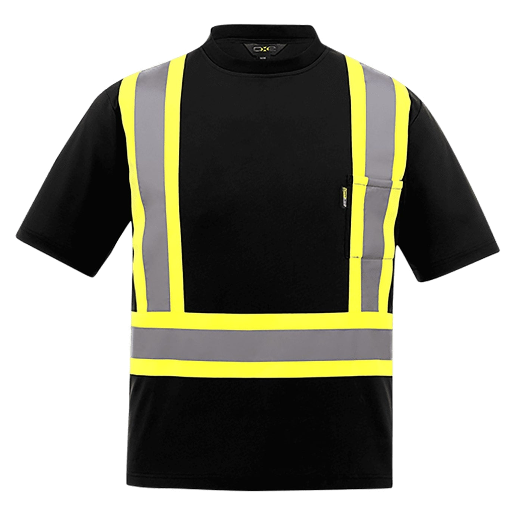T-shirt CX2 Watchman noir, vue de face